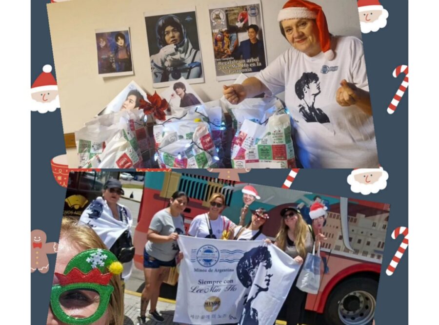 Dar, repartir más amor en Navidad en nombre de Lee Min Ho.