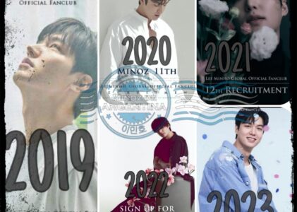 Se acerca  Lee Min Ho Global Official Fan Club 15° Reclutamiento de Membresía