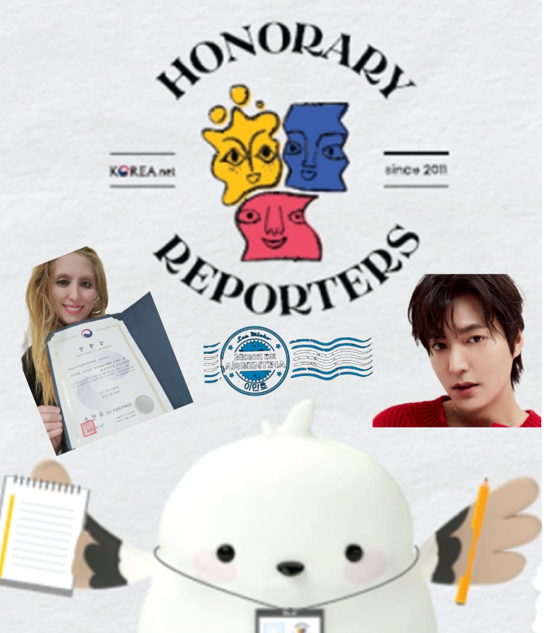 Programa de Reporteros Honorarios . Reconocimiento a una Minoz de Argentina